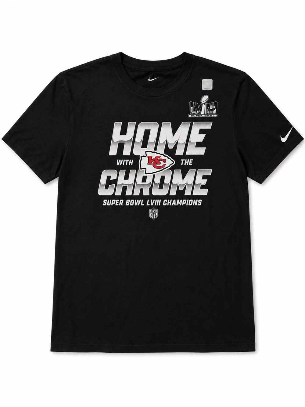 Nike Black Kansas City Chiefs 'Home with the Chrome' Graphic Tee